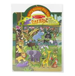 MELISSA & DOUG Naklejki wielorazowe, wypukłe - SAFARI