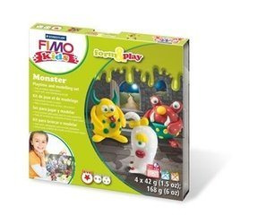 FIMO Kids Form&Play 4x25g - Potwory