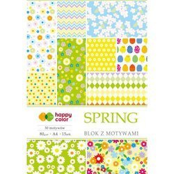 HAPPY COLOR BLOK Z MOTYWAMI SPRING A4