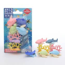 IWAKO GUMKI-PUZZLE SET AQUARIUM