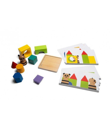 BS TOYS DREWNIANA ŁAMIGŁÓWKA PUZZLE 3D