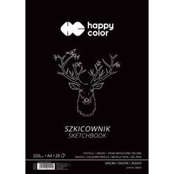 HAPPY COLOR SZKICOWNIK NA SPIRALI A4, 20 ARK. 220G