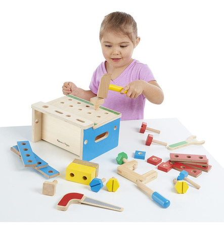 MELISSA & DOUG DREWNIANA SKRZYNKA Z NARZĘDZIAMI