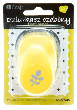 DP CRAFT DZIURKACZ OZDOBNY 2,5CM GAŁĄZKA