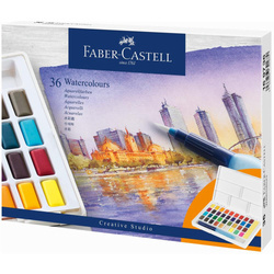 FABER CASTELL FARBY AKWARELOWE 36 KOL. KOSTKA