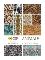 HAPPY COLOR - BLOK Z MOTYWAMI A4 - ANIMALS