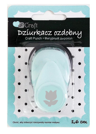 DP CRAFT DZIURKACZ OZDOBNY 1,6 CM - KWIATEK 037