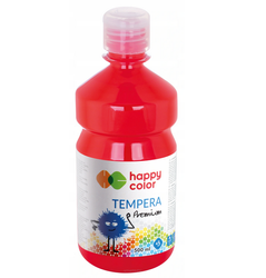 HAPPY COLOR Tempera Premium 500 ml CZERWONA