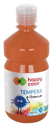 HAPPY COLOR Tempera Premium 500 ml BRĄZOWY