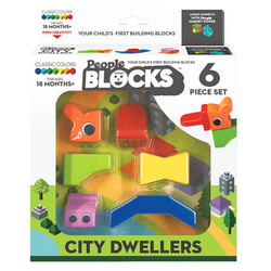 PEOPLE BLOCKS KLOCKI MAGNETYCZNE SET CITY DWELLER