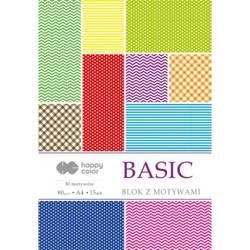 HAPPY COLOR BLOK Z MOTYWAMI - BASIC A4