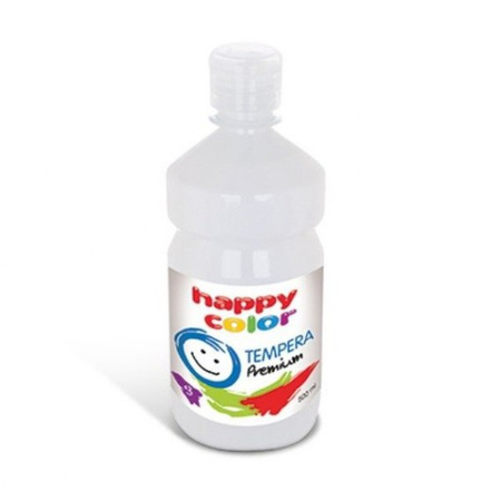 HAPPY COLOR Tempera Premium 500 ml BIAŁA