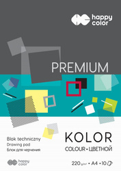 HAPPY COLOR BLOK TECHNICZNY A4 220 G KOLOROWY