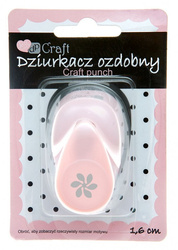 DP CRAFT DZIURKACZ OZDOBNY 1,6 CM KWIATEK 132