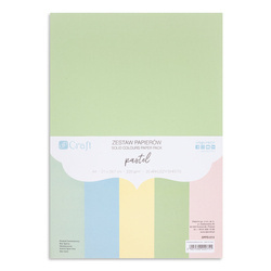 DP CRAFT ZESTAW PAPIERÓW A4 220 G PASTEL