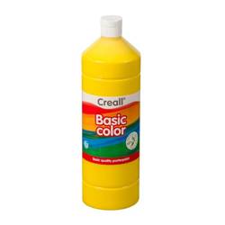 CREALL BASIC COLOR - farba plakatowa 1l - żółta