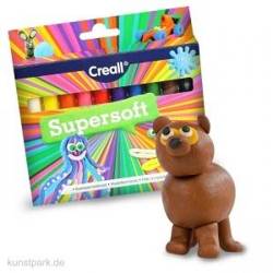 CREALL Supersoft - plastelina 10 x 12 g