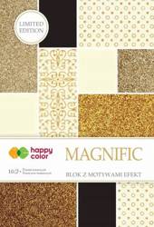 HAPPY COLOR BLOK EFFECT MAGNIFIC GOLD