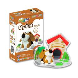 JUMPING CLAY PIESEK ZESTAW KREATYWNY - BEAGLE