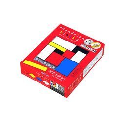 MONDRIAN BLOCKS RED EDITION - UKŁADANKA LOGICZNA