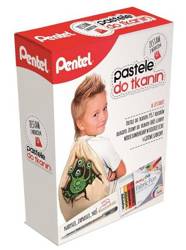 PENTEL FABRIC FUN - pastele do tkanin zestaw z workiem