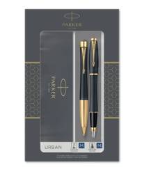 Parker pióro kulkowe + długopis  Urban czarny mat