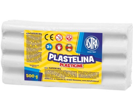 ASTRA plastelina 500 g - biała