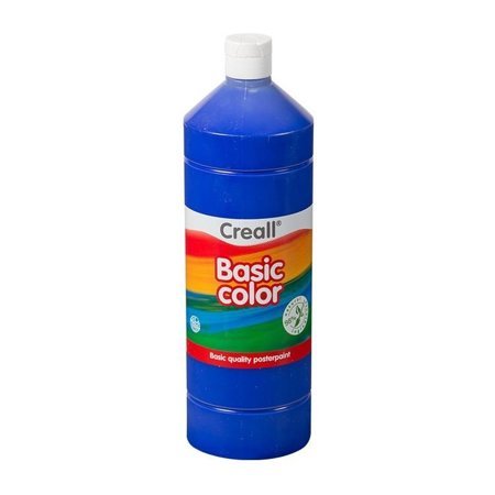 CREALL BASIC COLOR - farba plakatowa 1l - royal blue