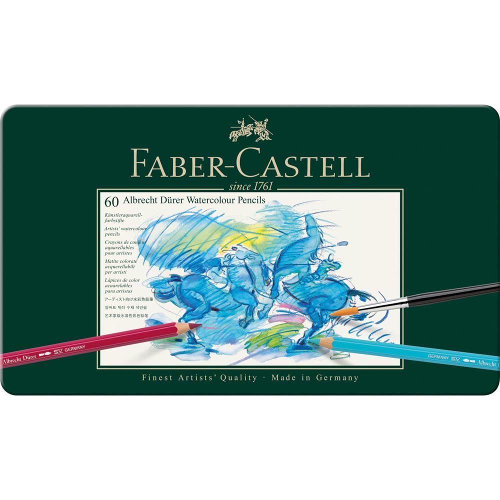 FABER-CASTELL KREDKI A.DURER 60 KOL. METALOWY PIÓRNIK