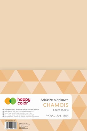 HAPPY COLOR PIANKA EVA ARKUSZ A4 CHAMOIS