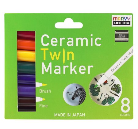 MARVY UCHIDA MARKERY DO CERAMIKI PRIMERY SET