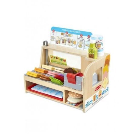 MELISSA&DOUG DREWNIANY BAR Z KANAPKAMI