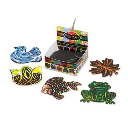 MELISSA&DOUG MINI WYDRAPYWANKI NATURA 125 SZT