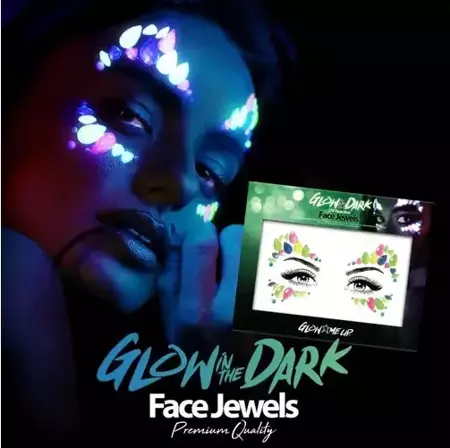 PaintGlow GLOW IN THE DARK NAKLEJKI 3D MOTYL