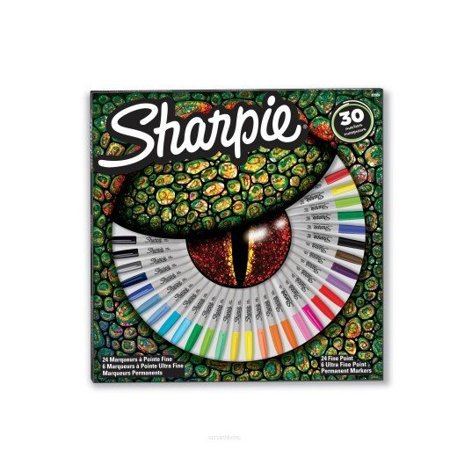 SHARPIE Zestaw markerów 30 sztuk "Oko"