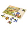 MELISSA & DOUG DREWNIANE PUZZLE DINOZAURY 24 ELEM.