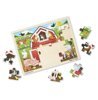 MELISSA & DOUG DREWNIANE PUZZLE FARMA 24 EL.